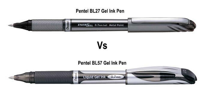 5 Colours Available Pentel Energel BL27 Gel Rollerball Pen 0.7mm Tip