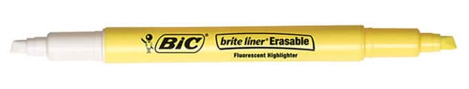 BIC Brite Liner Erasable Highlighter