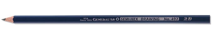 Generals Semi Hex Drawing Graphite Pencil
