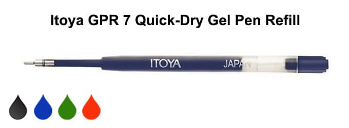 Itoya GPR 7 Quick Dry Gel Pen Refill
