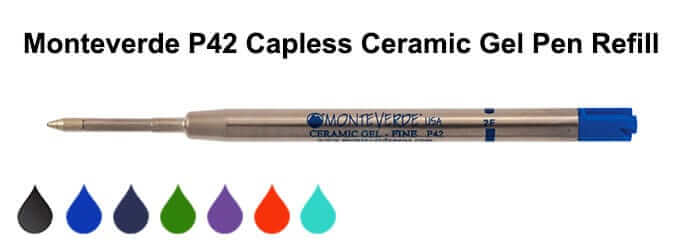 Monteverde P42 Capless Ceramic Gel Pen Refill
