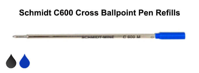 Schmidt C600 Cross Ballpoint Pen Refills