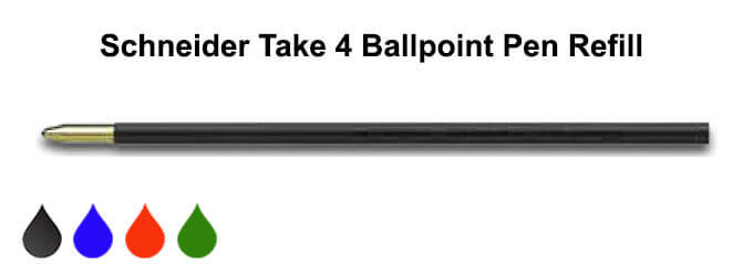 Schneider Take 4 Ballpoint Pen Refill